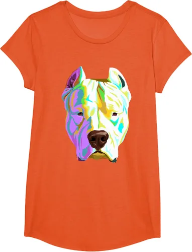 Vista 76 de Colorida camiseta Dogo Argentino, Negro, S