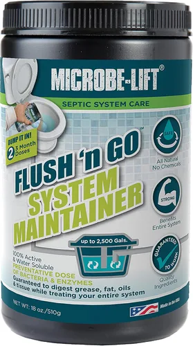 Vista 10 de Microbe-Lift Tratamiento de tanque séptico, tratamiento Flush 'N Go Shock, 32 onzas