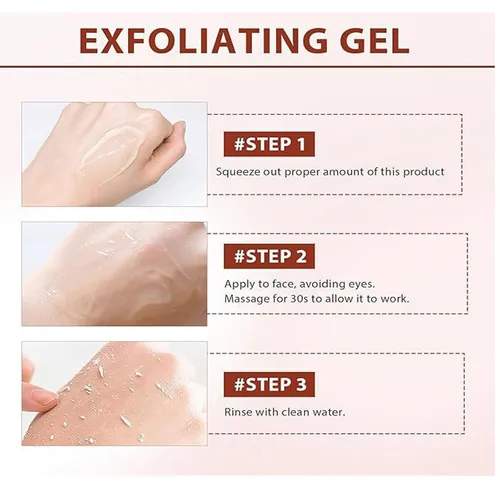 Vista 7 de Gel exfoliante purificador, limpiador facial hidratante, suave, limpiador para todo el cuerpo, limpia la suciedad y los aceites