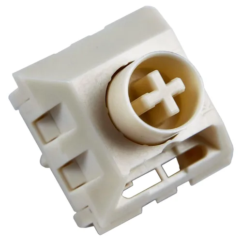 Vista 3 de YMDK Novelkeys Box Cream Pro V2 CPG1511F01S138 Kailh Interruptor de teclado mecánico lineal 1.94 oz 5 pines POM Material MX interruptores