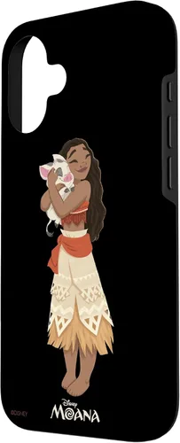 Vista 2 de Funda para iPhone 16 Disney Moana y Pua