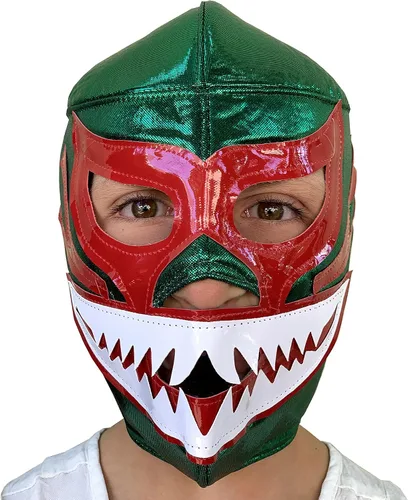 Vista 10 de Make It Count (Pick your) Máscara de lucha libre Luchador para niños y jóvenes (niños - Ajuste)