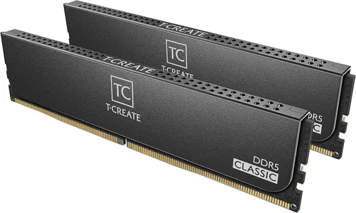 Vista 10 de TEAMGROUP T-Create Classic 10L DDR5 32GB Kit (2 x 16GB) 5600MHz (PC5-44800) CL46 Intel XMP 3.0 y AMD EXPO Módulo de memoria de escritorio compatible