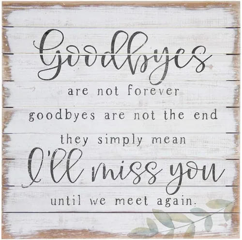 Vista 9 de Simply Said, INC Perfect Pallets Celebration of Life Decor By My Side Flowers, placa de duelo de madera de 14 pulgadas, madera fabricada en EE. UU.
