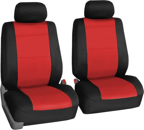 Vista 14 de FH Group Juego completo de fundas de neopreno impermeables para asiento de automóvil, de tres filas y 7 plazas, listas para bolsa de aire