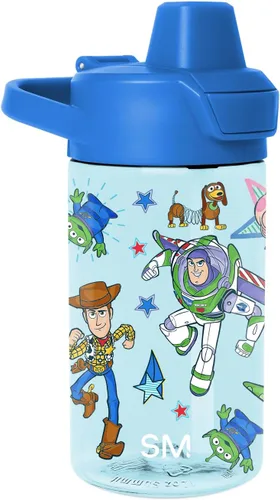 Vista 47 de Simple Modern Marvel Spiderman - Botella de agua Summit de plástico Tritan para niños, taza sin BPA de 12 onzas con tapa cubierta con popote a