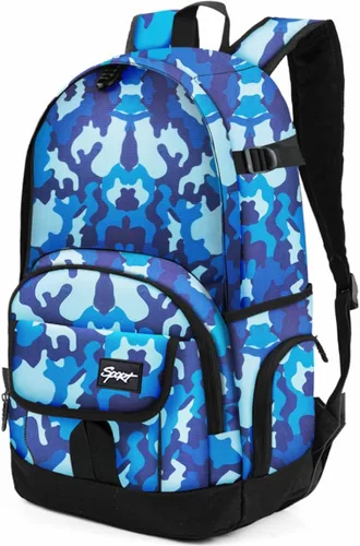 Vista 26 de Mochila escolar estilo Rickyh, mochila de viaje para hombres y mujeres, mochila ligera con compartimento para portátil, Tamaño único