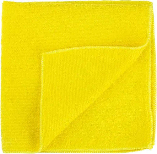 Vista 9 de Restaurantware Clean Tek - Paños de limpieza profesionales de 16 x 16 pulgadas, 10 toallas de microfibra sin pelusas, altamente absorbentes, no Azul