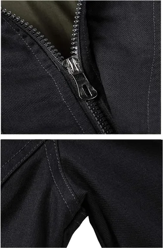Vista 7 de TACVASEN - Chaquetas de algodón para hombre, estilo militar, con múltiples bolsillos