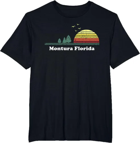 Vista 15 de Vintage Montura, Florida Sunset - Camiseta con impresión de recuerdo