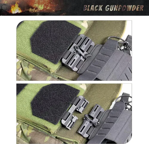 Vista 3 de Hebillas magnéticas tácticas elásticas Cummerbund de liberación rápida modelo TC1