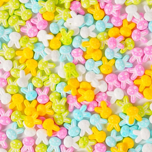 Vista 20 de Gránulos de zanahoria para decoración de pasteles, 4.2 onzas, comestibles de primavera de Pascua para decoración de cupcakes, galletas, chocolate