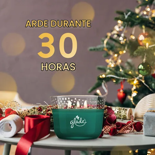 Vista 4 de Glade Twinkling Pine & Cedar - Vela de 3 mechas, 6.8 onzas, 3