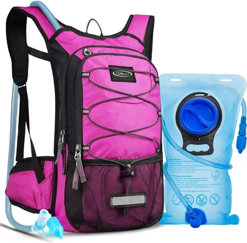 Vista 16 de Mochila de Hidratación Aislada con Vejiga de Agua de 3L Libre de BPA a Prueba de Fugas, Mantiene los Líquidos Frescos hasta por 5 Horas, Mochila