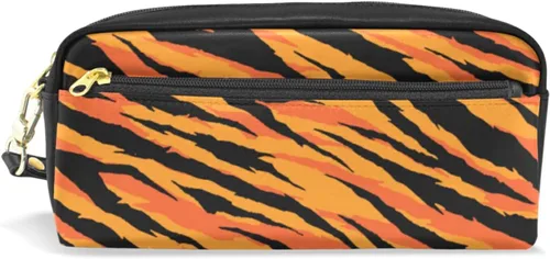 Vista 20 de Estuche portátil de gran capacidad con diseño floral de frutas de fresa, bolsa de maquillaje de piel sintética, organizador de maquillaje con asa