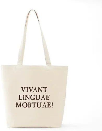Vista 6 de CafePress Long Live Dead Languages - Bolsa de lona natural bolsa de compras