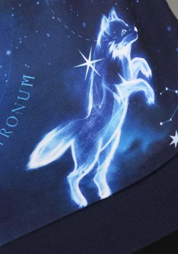 Vista 8 de Fun Costumes Harry Potter Patronus - Suéter feo para adultos, suéter corporeal de hechizo de animales