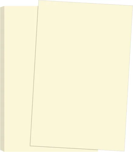 Vista 9 de NextDayLabels Papel de cartulina de color, 50 hojas, "8-1/2" x 11"", color crema, 67 libras (147 gsm), papel de color grueso para manualidades