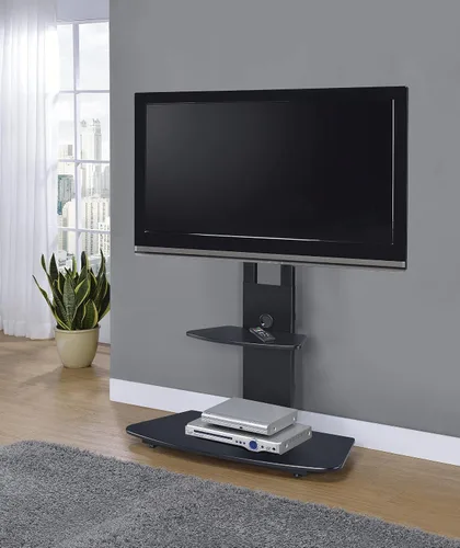 Vista 6 de Proman Porducts ST17176 Marco - Soporte para TV de hasta 86 pulgadas, altura ajustable y estantería, color negro