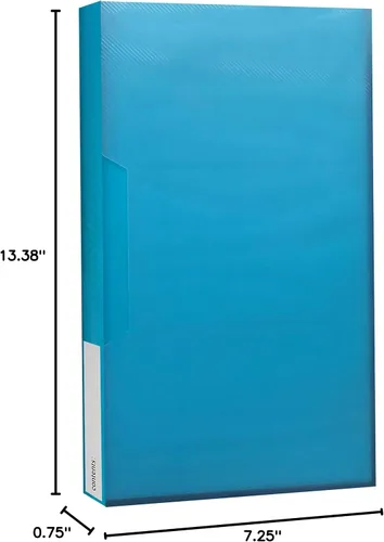 Vista 4 de Pioneer Photo Albums CF-3 - Álbum de fotos con cubierta de polietileno de 144 bolsillos, color azul, 4 x 6 pulgadas