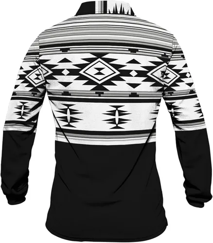 Vista 4 de Camisas de teñido anudado para hombre, camisa de manga larga con solapa impresa en 3D, casual, camiseta de solapa deportiva suelta