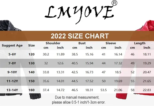 Vista 2 de LMYOVE Chaqueta de piel sintética con cuello para niños de piel sintética con cremallera para exteriores para niños y niñas