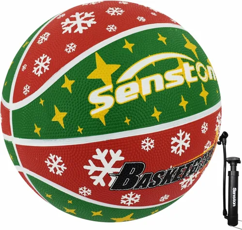 Vista 12 de Senston - Pelotas de baloncesto de tamaño 3/5/6/7, para interiores y exteriores, de 27.5/29.5 pulgadas
