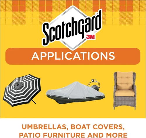 Vista 3 de Scotchgard Sun and Water Shield, repele el agua, 10.5 onzas líquidas (2 latas)