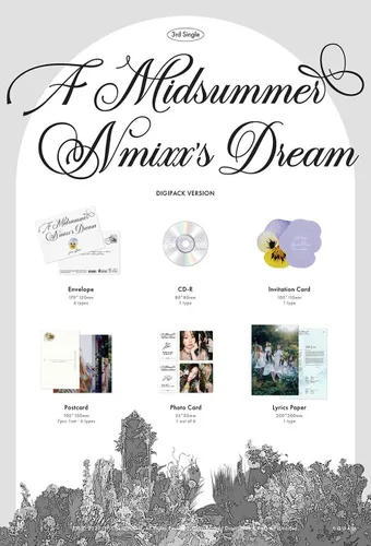 Vista 5 de NMIXX A MIDSUMMER NMIXX'S DREAM 3er single álbum JIWOO Ver K-POP SEALED