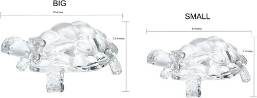 Vista 4 de Lightahead - Tortuga de cristal Feng Shui para una buena salud (grande) Balance, harmonize protect & energise the environment around with Vastu