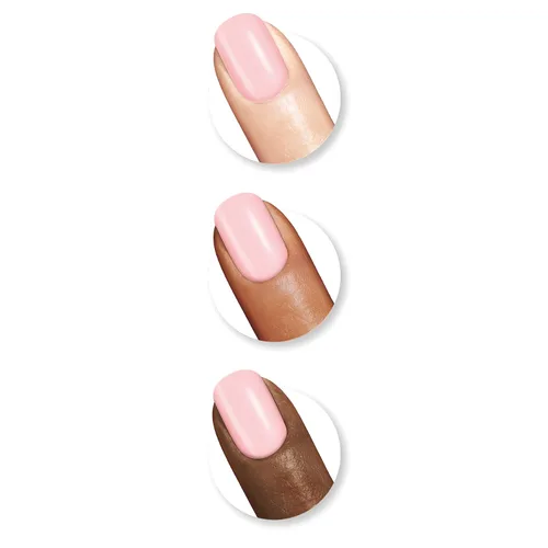 Vista 137 de Sally Hansen Xtreme Wear Esmalte de uñas sin rayas, acabado brillante, duradero, resistente a las astillas, transparente, color de uñas plateado 130