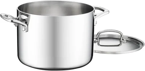 Vista 10 de Cuisinart Horno Holandés Clásico Francés de Acero Inoxidable Tri-Ply de 4.5 Cuartos con Tapa