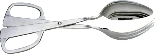 Vista 2 de Norpro Pinzas para servir ensaladas de acero inoxidable de 10.25 pulgadas