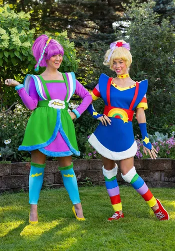 Vista 6 de Disfraz de Stormy Rainbow Brite para Mujer Multicolor