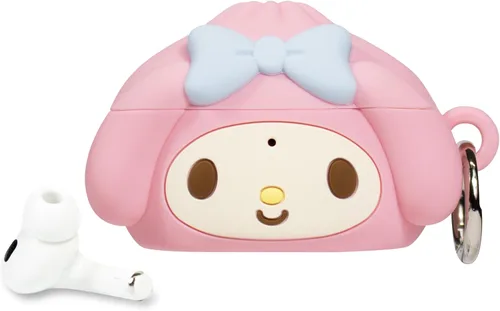 Vista 13 de iFace Funda de Hello Kitty y sus amigos [compatible con AirPods Pro1/Pro2, no para Pro3] [Serie de bollos al vapor] Funda protectora de silicona
