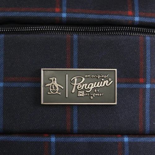 Vista 7 de Original Penguin - Juego de equipaje de 3 piezas Azul marino a cuadros OP-EV-2600-3-NYPD
