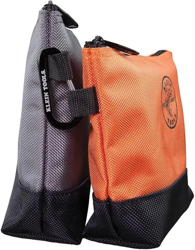 Vista 6 de Klein Tools 55470 - Bolsa utilitaria, bolsas de herramientas con cremallera de pie, tejido balístico resistente 1680d, parte inferior reforzada