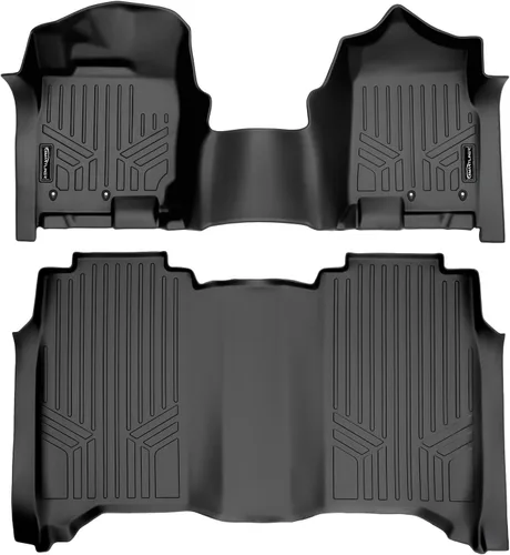 Vista 14 de SMARTLINER Alfombrillas de piso de ajuste personalizado para Nissan Titan 2004-2007