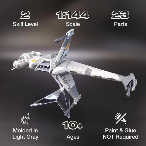 Vista 2 de MPC Star Wars: Return of The Jedi B-Wing Fighter (Snap) Kit de modelo a escala 1:144