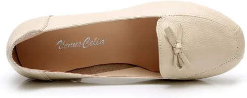 Vista 5 de VenusCelia Zapato plano ancho con lazo para mujer