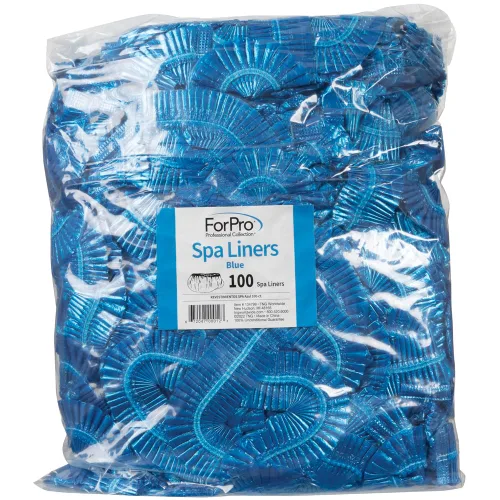 Vista 2 de ForPro Professional Collection Fundas desechables para spa, se ajustan a todos los spas de pedicura, fundas desechables para pedicura, azul, 100