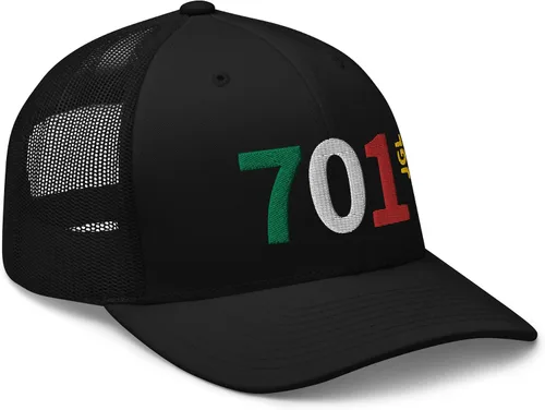 Vista 4 de RIVEMUG 701 JGL Gorra de camionero bordada, Chapo Guzman Chapito Snapback Gorra ajustable Gorra JGL, Transparente
