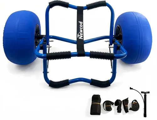 Vista 11 de Newcod Carrito de kayak, carrito de kayak para llevar kayak, canoa, tabla de remo SUP