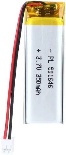 Vista 27 de 3.7V 2800mAh 123464 Lipo batería recargable de iones de polímero de litio con conector JST