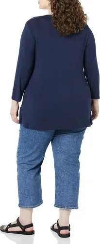 Vista 3 de Tienda Essentials - 2 Camisetas de manga 34 con cuello en V para mujer