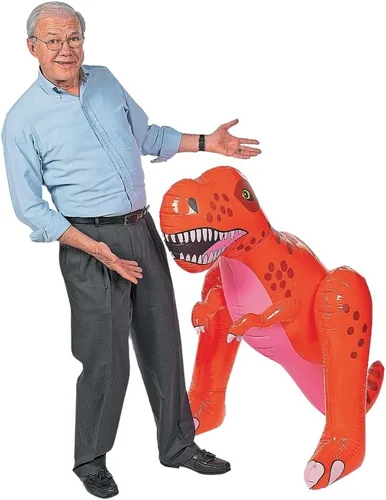 Vista 3 de Dinosaurio enorme e inflable de vinilo, 4 pulgadas, de Fun Express