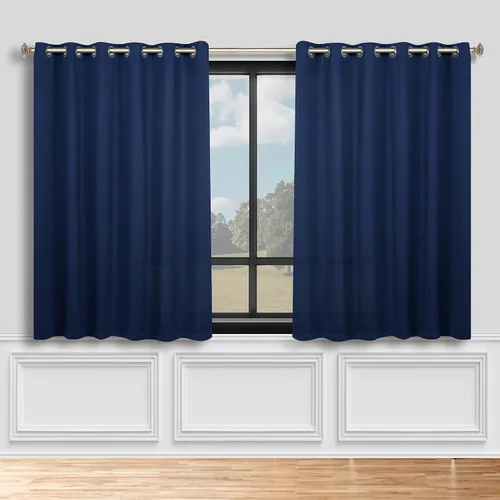 Vista 28 de Superior Blackout Curtains, Room Darkening, Bedroom, Drapes, Kitchen, Living Room Window Accents, Sun Blocking, Thermal, 2 Pack, Solid Blackout