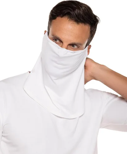 Vista 3 de Coolibar Máscara facial Crestone UV UPF 50+ para hombre y mujer, protección solar