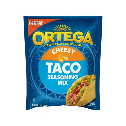 Vista 12 de Ortega Mezcla de condimentos, condimento de tacos con queso, 1 onza