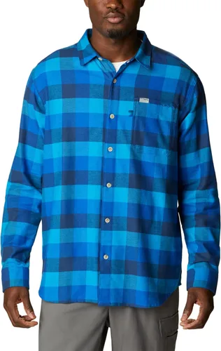 Vista 16 de Columbia Slack Tide Flannel Ls para hombre Cuadros Multi Guacamayo Azul